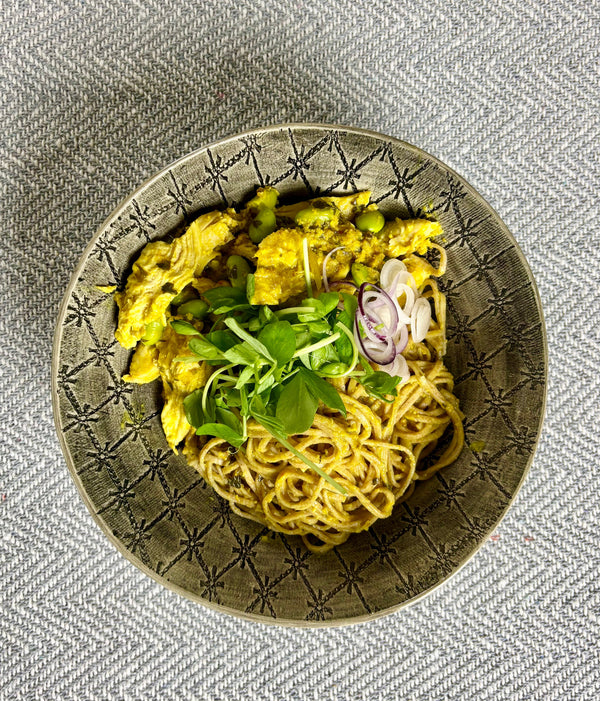 Malay Coconut chicken Noodle bowl