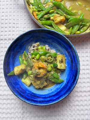 Malay Coconut with Cod & Prawns